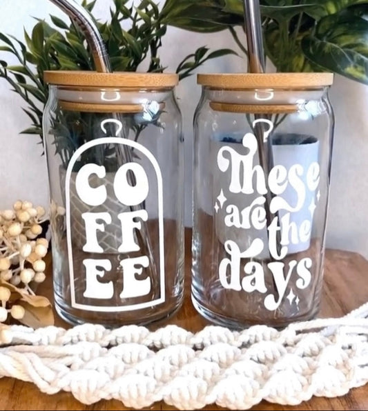 Coffee Cutie Glass Cup